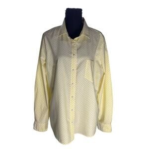 J. Crew Yellow Button Down Shirt
